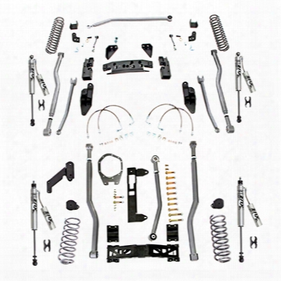 Rubicon Express 3.5 Inch Extreme Duty 4-link Front/rear 3-link Long Arm Lift Kit With Fox Performance Resi Shocks - Jk4343fpr