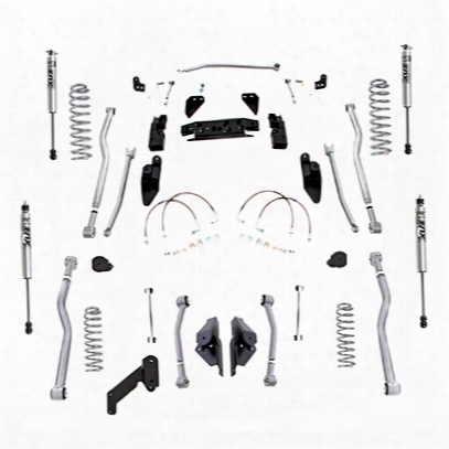Rubicon Express 3.5 Inch Extreme Duty 4-link Long Arm Lift Kit With Fox Performance Shocks - Jk4443fp