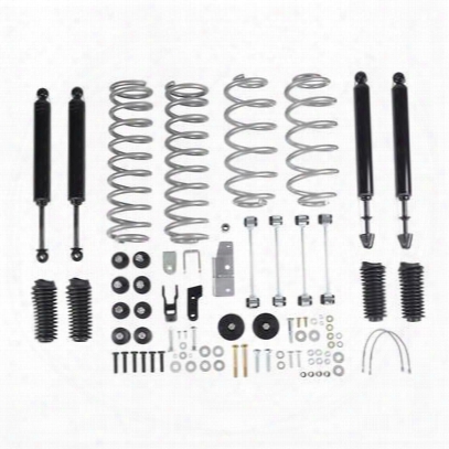 Rubicon Express 3.5 Inch Super-flex Short Arm Lift Kit With Twintube Shocks - Re7003t