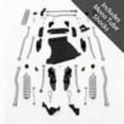 Rubicon Express 4.5 Inch Extreme Duty 4-link Long Arm Lift Kit With Mono Tube Shocks - Jk4424m