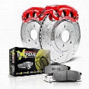 Power Stop Z26 1-Click Performance Front Brake Kit w/Calipers (Natural) - KC2149-26