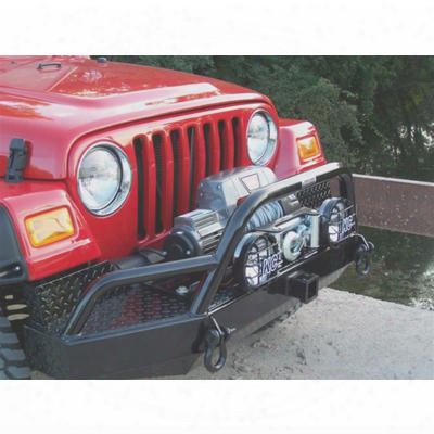 Ranchh Hand Horizon Series Winch Plate (black) - Whj071bm1