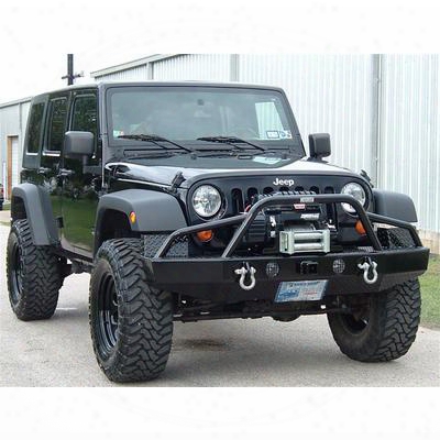 Ranch Hand Soprt Winch Plate (black) - Wpj071bl1