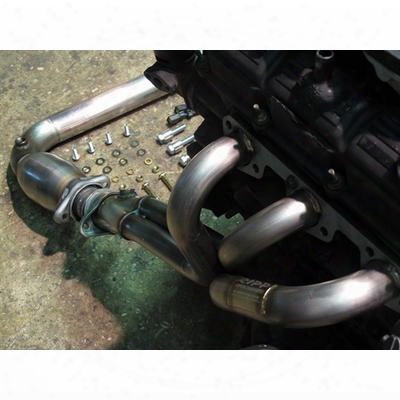 Ripp Superchargers Long-tube Header With Catalytic Converters - 0711jk38-lthdr