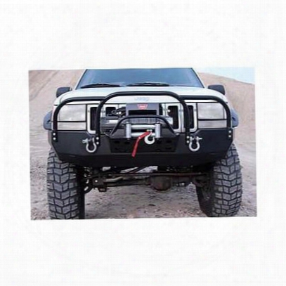 Rock Hard 4x4 Parts Bolt-on Brush Guard For Front Bumper (black) - Rh-7002-b