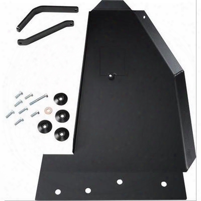 Rock Hard 4x4 Parts Oil Pan Transmission Skid (black) - Rh-6040