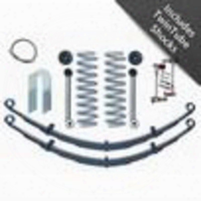Rubicon Express 3.5 Inch Super-flex Short Arm Lift Kit With Rear Leaf Springs And Twin Tube Shocks - Re6030t