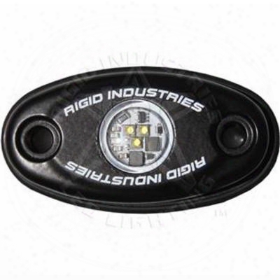 Rigid Industries Black A-series Led Light - Low Strength Warm White - Pair - 48201