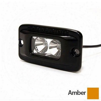 Rigid Industries Sr-m2 Flush Mount Wide Amber Led Light - 93212