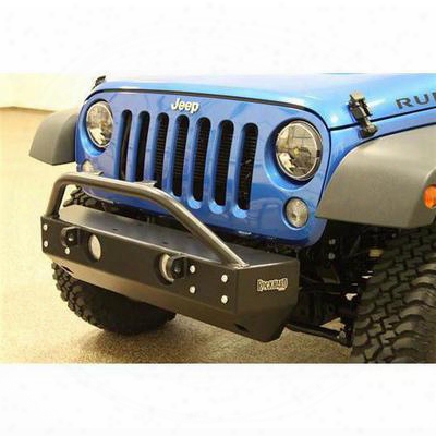 Rock Hard 4x4 Parts Patriot Series Stubby Front Bumper (black) - Rh-5041