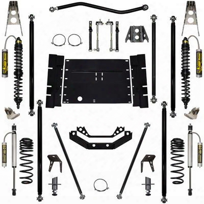 Rock Krawler 2.0 Inch Coil Over Off-road Pro Long Arm System With 4 Inch Stretch - Stage 2 - Rkslj20corp-4s2