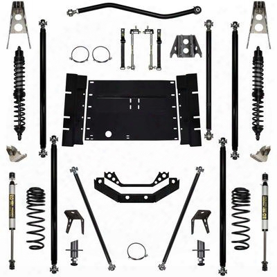 Rock Krawler 2.0 Inch Coil Over Off-road Pro Long Arm System With 4 Inch Stretch - Stage 1 - Rkslj20corp-4s1