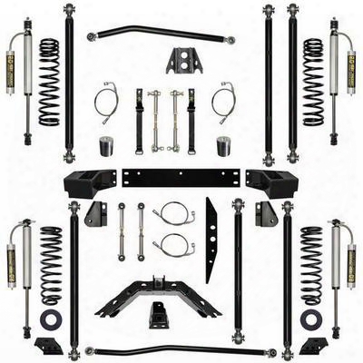 Rock Krawler 2.5 Inch Stage-2 Off-road Pro Long Arm System With 3 Inch Rear Stretch - Jk25orp-4s2