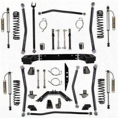 Rock Krawler 3.5 Inch Stage-2 X Factor Long Arm System With 3 Inch Rear Stretch - Jk35xfla-3s2