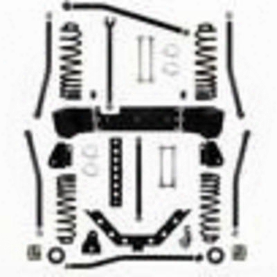 Rock Krawler 3.5 Inch X Factor Long Arm Lift Kit With 3 Inch Rear Stretcg - Jk35xfla-3s