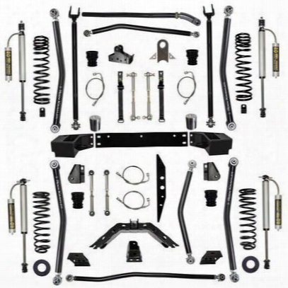 Rock Krawler 5.5 Inch Stage-2 Triple Threat Long Arm System - Jk55ttla-4s2