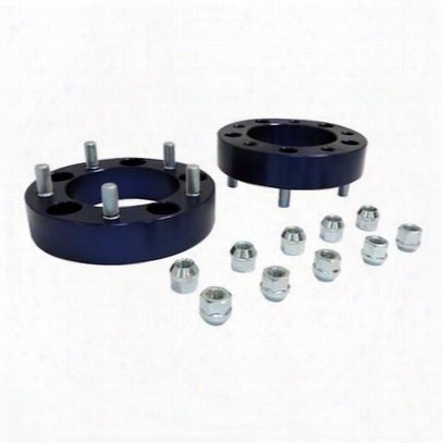 Crown Automotive 5x5.5 Inch Bolt Pattern With 1.5 Inch Offset Aluminum Wheel Spacers (anodized Blue) - Rt32005