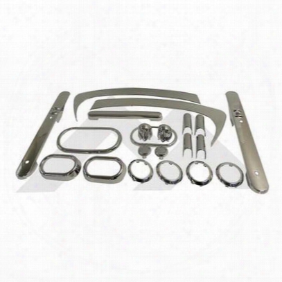 Crown Automotive Total Interior Trim Kit (chrome) - Rt27029