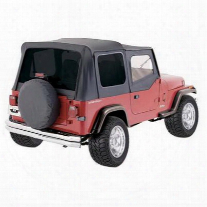 Rampage Complete Soft Top With Clear Windows (black Denim) - 68115