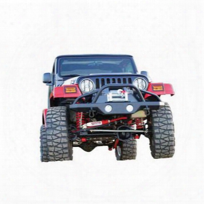 Rampage Front Recovery Bumper With Stinger In Textured Black (black) - 78510