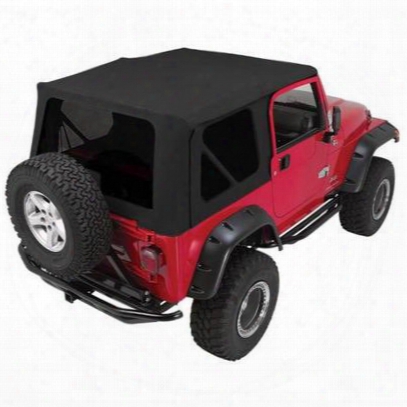 Rt Off-road Complete Soft Top With Upper Soft Doors (black Diamond) - Ct20235t