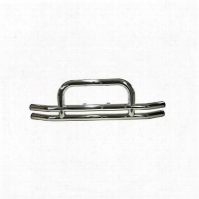 Rugged Ridge Front Stainless Steel Tube Bumper With Hoop (stainless Steel) - 11520.01