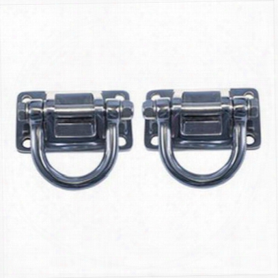 Rugged Ridge Polished Stainless Steel D-rings (stainless Steel) - 11540.17