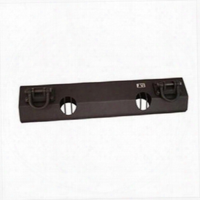 Rugged Ridge Short Base Light Mount Front Bumper Center Section (black) - 11540.11