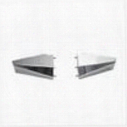 Rugged Ridge Standard Stainless Steel Ends For Modular Front Bumper (stainless Steel) - 11540.19