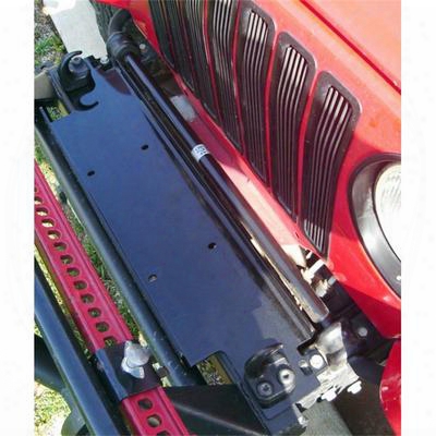 Rugged Ridge Universal Winch Plate (black) - 11238.1