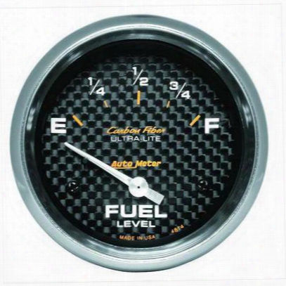 Auto Meter Carbon Fiber Electric Fuel Level Gauge - 4814