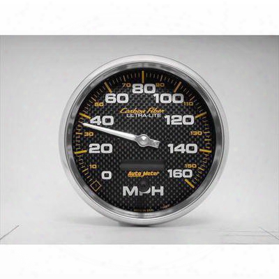 Auto Meter Carbon Fiber Speedometer Electric Programmable Gauge - 4889