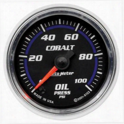 Auto Meter Cobalt Electric Oil Pressure Gauge - 6153