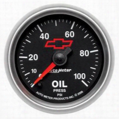 Auto Meter Gm Series Electric Oil Pressure Gauge - 3653-00406