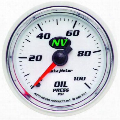 Auto Meter Nv Mechanical Oil Pressure Gauge - 7321