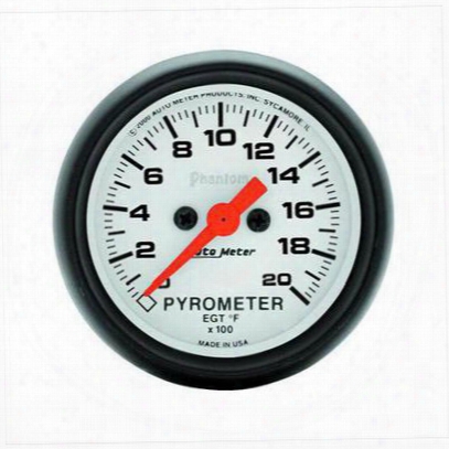 Auto Meter Phantom Electric Pyrometer Gauge Kit - 5745