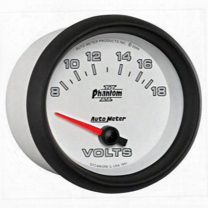Auto Meter Phantom Ii Electric Voltmeter Gauge - 7891