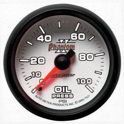 Auto Meter Phantom Ii Mechanical Oil Pressure Gauge - 7521