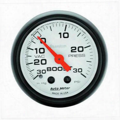 Auto Meter Phantom Mechanical Boost/vacuum Gauge - 5703