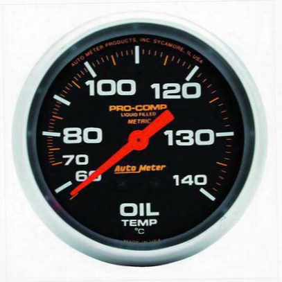 Auto Meter Pro-comp Liquid-filled Mechanical Oil Temperature Gauge - 5441