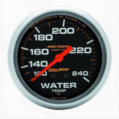 Auto Meter Pro-comp Liquid-filled Mechanical Water Temperature Gauge - 5433