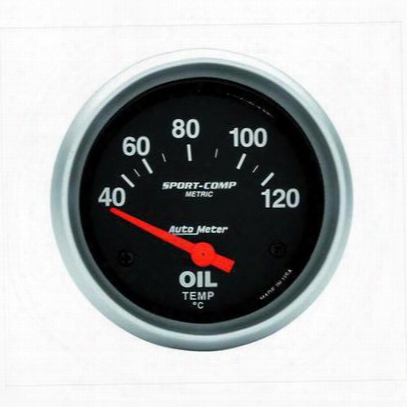 Auto Meter Sport-comp Electric Metric Oil Temperature Gauge - 3542-m