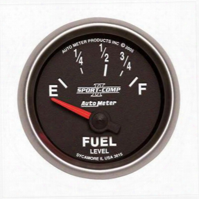 Auto Meter Sport-comp Ii Electric Fuel Level Gauge - 7615