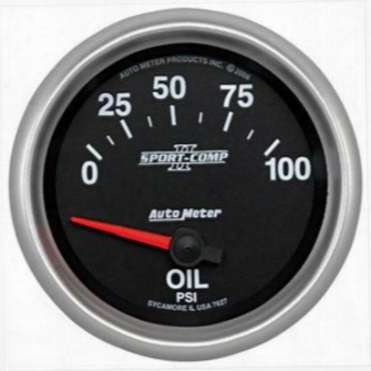 Auto Meter Sport-comp Ii Electric Oil Pressure Gauge - 7627