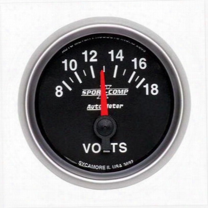 Auto Meter Sport-comp Ii Electric Voltmeter Gauge - 3692