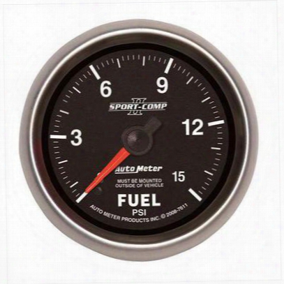 Auto Meter Sport-comp Ii Mechanical Fuel Pressure Gauge - 7611
