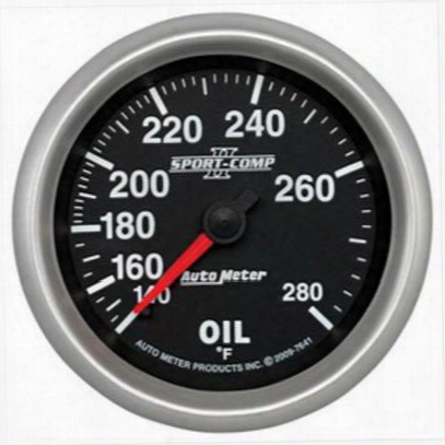 Auto Meter Sport-comp Iii Mechanical Oil Temperature Gauge - 7641