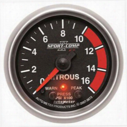 Auto Meter Sport-comp Pc Nitrous Pressure Gauge - 3673