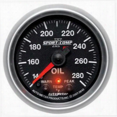 Auto Metr Sport-comp Pc Oil Temperature Gauge - 3640