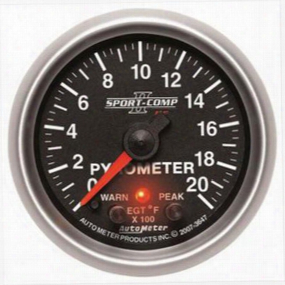 Auto Meter Sport-comp Pc Pyrometer Gauge - 3647